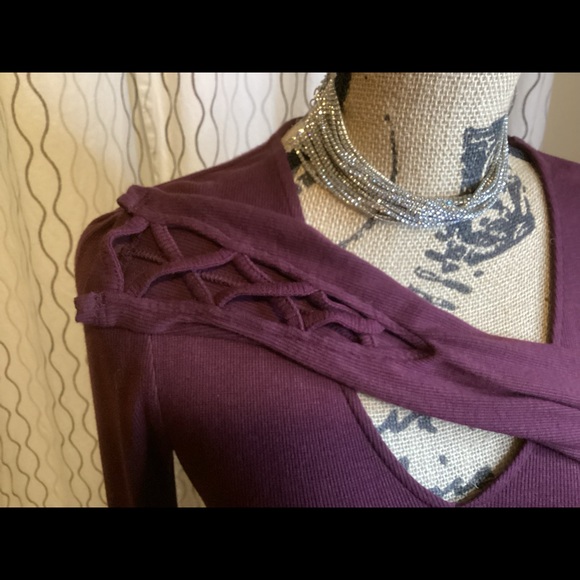 Express Fine Rib Sweater Sz S - Picture 4 of 6